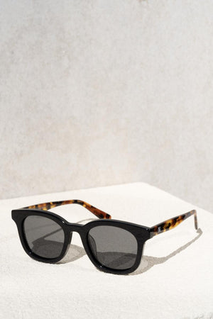 Morgan - Obsidian Black + Brown Tortoise