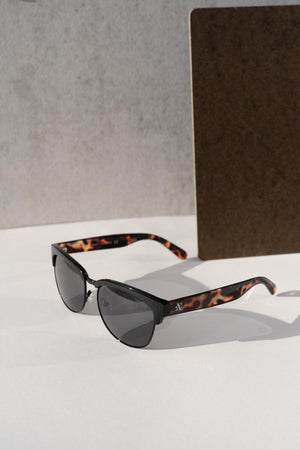 Morgan - Obsidian Black + Brown Tortoise