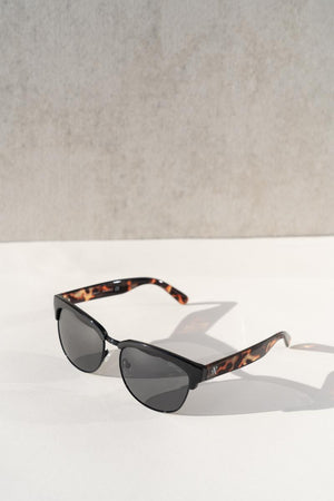 Morgan - Obsidian Black + Brown Tortoise
