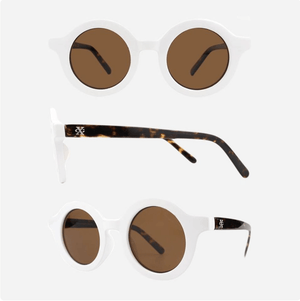 Dakota - Polar White + Golden Tortoise - GRECHX