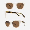 Morgan - Polar White + Golden Tortoise - GRECHX